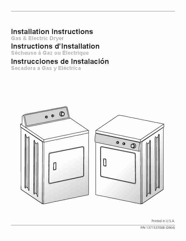 Frigidaire Clothes Dryer 137153700B-page_pdf